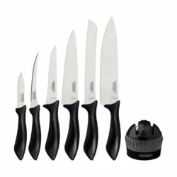 Juego De Cuchillas Tramontina Con Afilador 7 Piezas Affilata