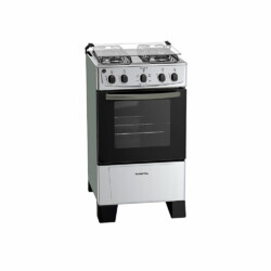 Cocina Punktal Pk-435ig 4 Hornallas Con Grill Acero Inox