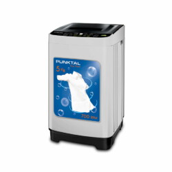Lavarropas Punktal Pk-005 Lav Automatica 5kg Color Gris