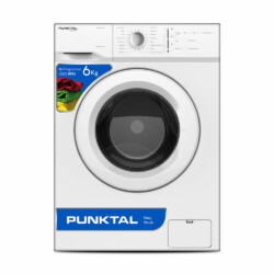 Lavarropas Punktal Frontal Pk-66 Lav 6kg 1000 Rpm 16 Program