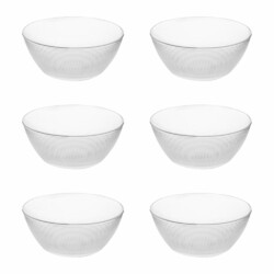 Juego De Bowl Para Postre Vidrio Compotera X6 Uni 250 Ml