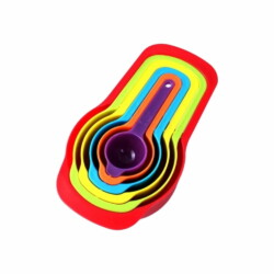 Set De Cuchara Y Taza Medidora 6 Piezas Repostería Cocina