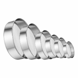 Cernidor Tamizador 6 Piezas Acero Inoxidable De 24 A 13 Cm