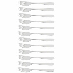 Tenedor De Pescado Tramontina Cosmos Acero Inox X12 Unid.