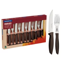 Juego De Cubiertos Tramontina Jumbo Asado 12 Pz Plenus
