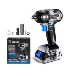 Llave De Impacto Deko 1/2'' 320nm 20v Brushless C/bat.2.0ah