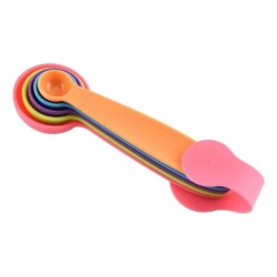 Set Cuchara Medidora 5 Piezas Plastico Reposteria Cocina