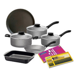 Juego De Ollas Bateria De Cocina Tramontina 33 Pzas Asadera