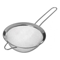 Colador De Malla Acero Inoxidable Cernidor Con Mango 26 Cm