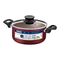 Olla Tramontina Paris Antiadherente Teflon 26 Cm 6,3 L Roja