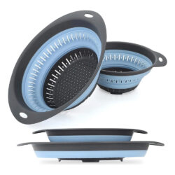 Colador Escurridor Plegable De Silicona 25cm Compacto