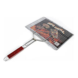 Grill Parrillero Para Carne Pescado Verdura Rejilla Portatil