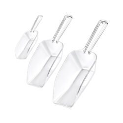Juego De Pala Cucharas Para Hielo Semillas 3 Piezas Acrílico