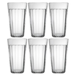 Vaso De Vidrio Refresco Nadir Americano 345 Ml X6 Unidades