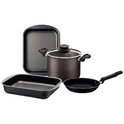 Juego Tramontina Kit Olla Sarten Asaderas 4 Piezas Teflon