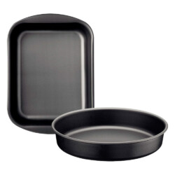 Juego Asaderas Tramontina Kit 2 Piezas Teflon Antiadherente