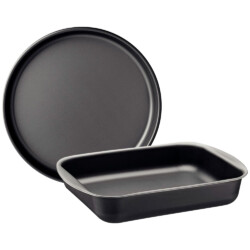 Juego Asaderas Tramontina Kit 2 Piezas Teflon Antiadherente