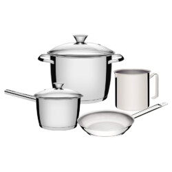 Juego De Ollas Bateria Tramontina Allegra Induccion 4 Piezas