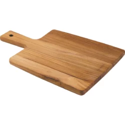 Tabla De Madera Tramontina Cocina Picar Teca Mango 34 Cm