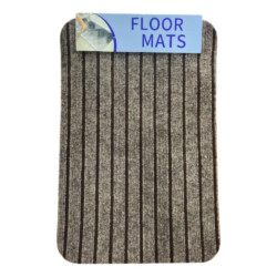 Alfombra Rectangular Antideslizante Diseño Rayas 58 X 38cm
