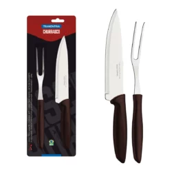 Juego de Asado Tramontina Plenus 2 Piezas Acero Inox
