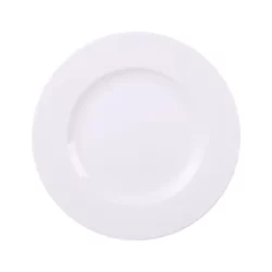 Plato De Porcelana Llano Tramontina Elena 27 Cm Reforzado