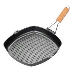 Sarten Bifera Plancha Grill Teflon Antiadherente 28 Cm