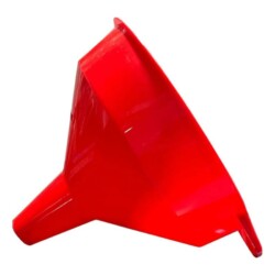 Embudo De Plastico 14 X 12 Cm Color Rojo