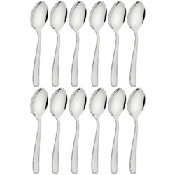 Cuchara De Mesa Tramontina Acero Inox Meresias X12 Unid.