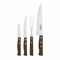Juego De Cuchillos Tramontina Acero Inox Tradicional 4 Piezas