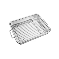 Asadera con Rejilla Tramontina Acero Inox 34 x 28 cm 4,6 L