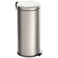 Basurero de Acero Inox con Pedal Brasil 30 L Tramontina
