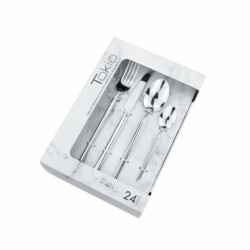 Juego Cubiertos 24 Piezas Tokio Acero Inoxidable