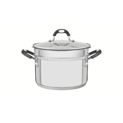Cacerola Olla Tramontina Induccion Con Vaporera 20 Cm 3,6 L