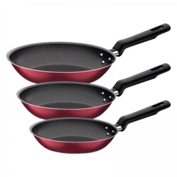 Juego De Sartenes Tramontina Teflon Antiadhere Loreto 3 Pz