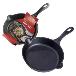 Sarten De Hierro Curado 16.5 Cm Victoria 500 Ml Induccion