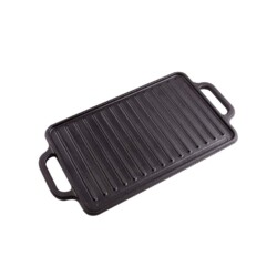 Plancha De Hierro Curado Reversible 21 X 33 Cm Victoria