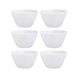 Bowl De Vidrio Blanco Luminarc Zelie 12 Cm X 7 Cm X6 Unid