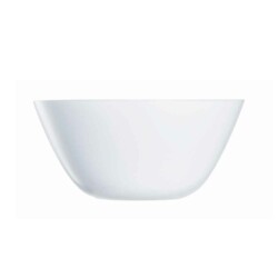 Bowl De Vidrio Blanco Luminarc Zelie 24 Cm X 10,5 Cm