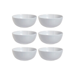 Bowl De Vidrio Compotera 12 Cm Blanco Luminarc X6 Unid