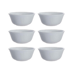 Bowl De Vidrio Compotera Luminarc 12 Cm Granit Carine X6 Uni