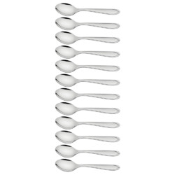 Cuchara De Te Tramontina Acero Inoxidable Laguna X12 Unid