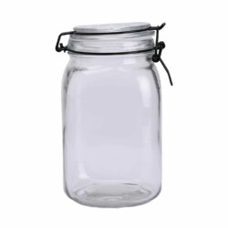 Frasco De Vidrio Hermetico Conserva 1500 Ml Broche Metal