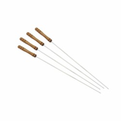 Pincho Para Asado Acero Inoxidable X4 Unid Selecta 44 Cm