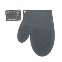 Manopla Agarradera Guante De Silicona Antideslizante Gris