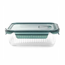 Recipiente Rectangular Vianda Borosilicato Hermetico 1040 Ml