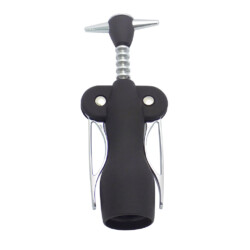 Sacacorcho Acero Inoxidable Goma 19 Cm Selecta C/ Brazos